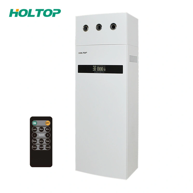 Holtop Household Floor Standing Ductless Erv Hrv Fresh Air Conditioning Ventilation System