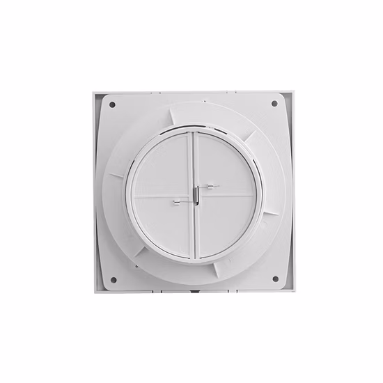 Vente en gros 4 pouces silencieux en plastique carré salle de bain ventilateur de ventilation ultra silencieux monté au plafond ventilateur d'extraction ventilateur d'extraction d'air