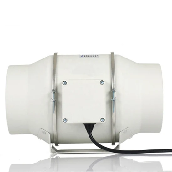 Ventilateur de conduit en ligne de ventilation à flux axial à flux mixte Hf150